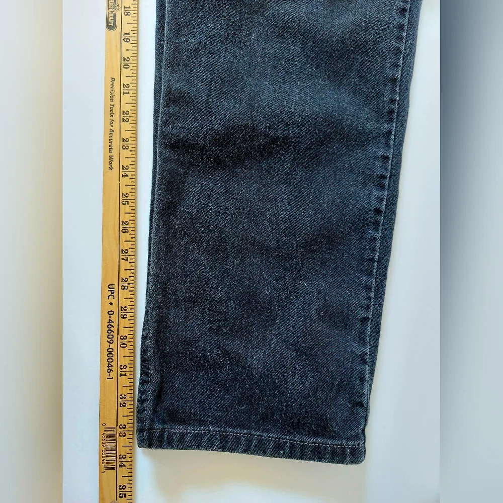 Vintage Black Denim Levi 550 Jeans 34x34‎ Relaxed Fit Slight Taper Leg y2k